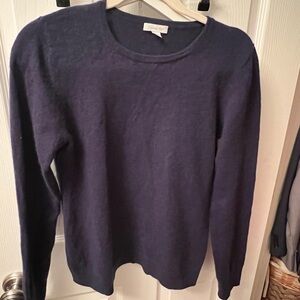 Garnet Hill Cashmere Crewneck Sweater